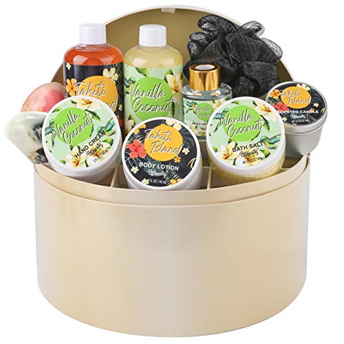 Vanilla Spa Gift Bucket for Women 10pc Home Spa Set